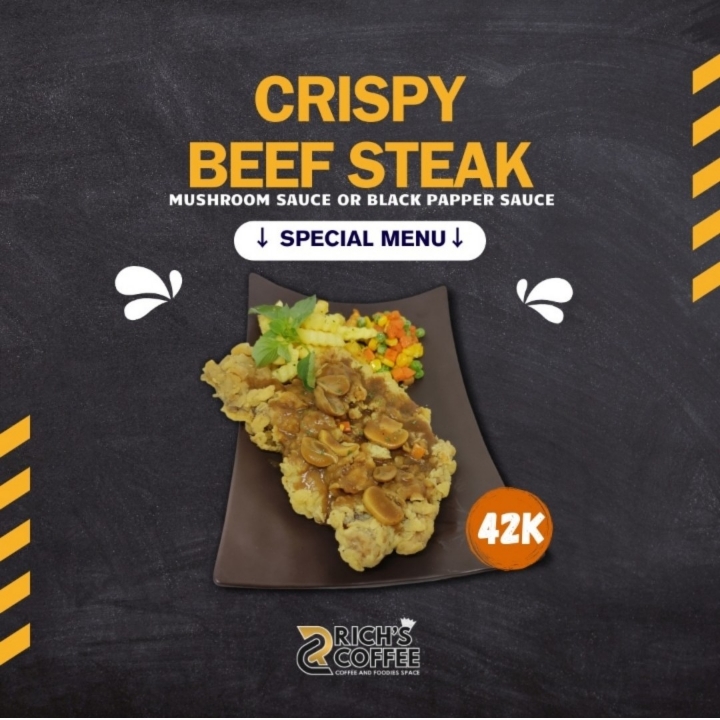 Crispy Beef Steak