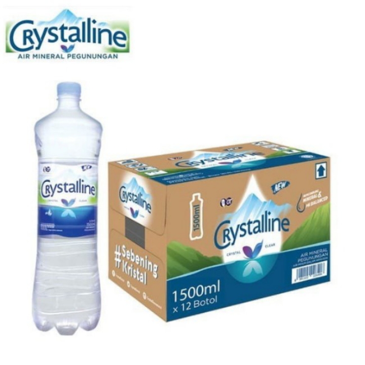 Crystalline Botol 1500Ml 1 Dus isi 12 Botol
