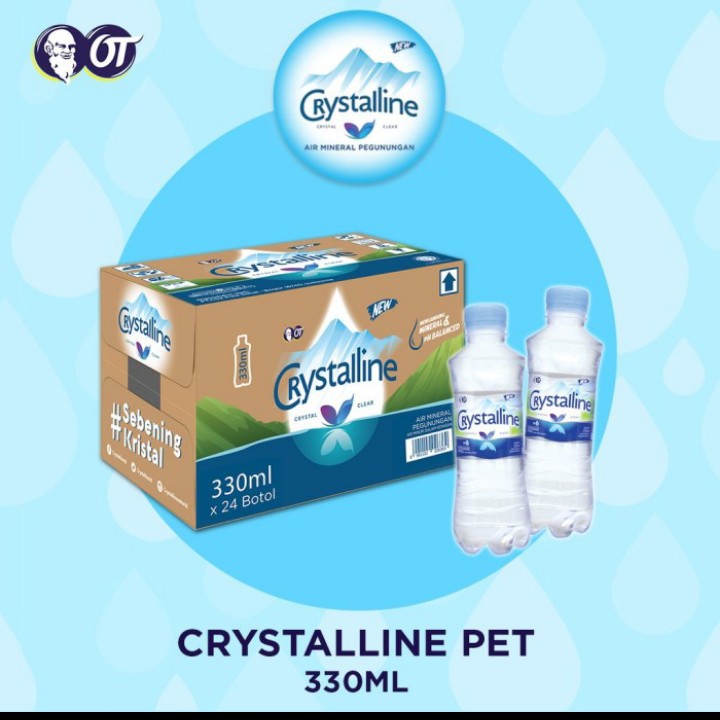 Crystalline Botol 330Ml 1 Dus isi 24 Botol