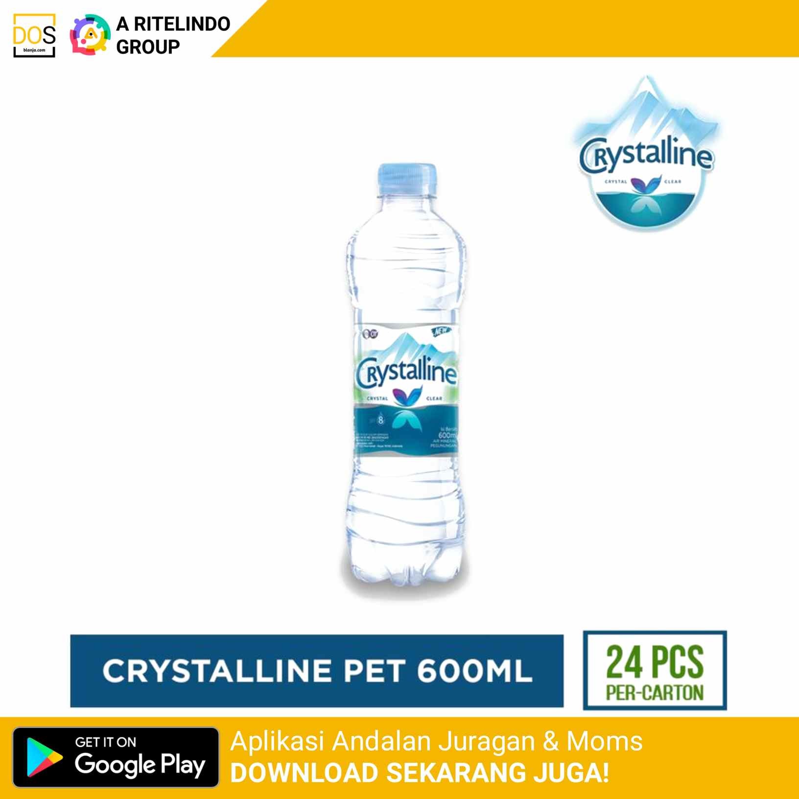 Crystalline Botol 600 ml Kemasan Karton