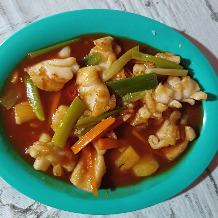 Cumi Asam Manis