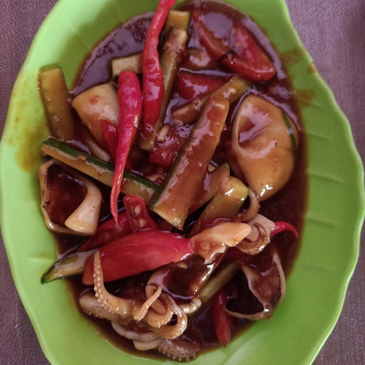 Cumi Asam Manis Tanpa Nasi