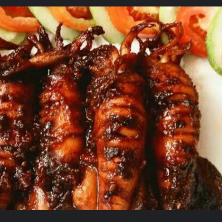 Cumi Bakar Pedas Manis
