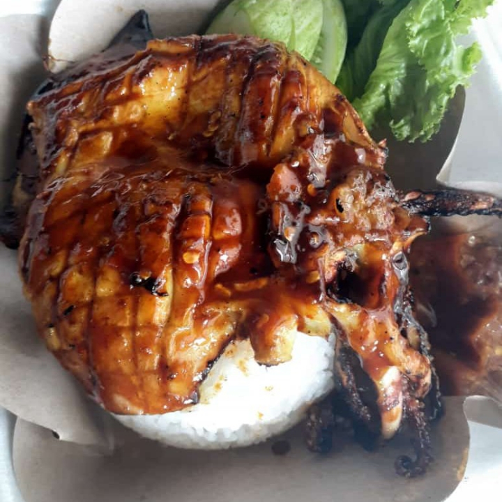 Cumi Bakar Plus Nasi