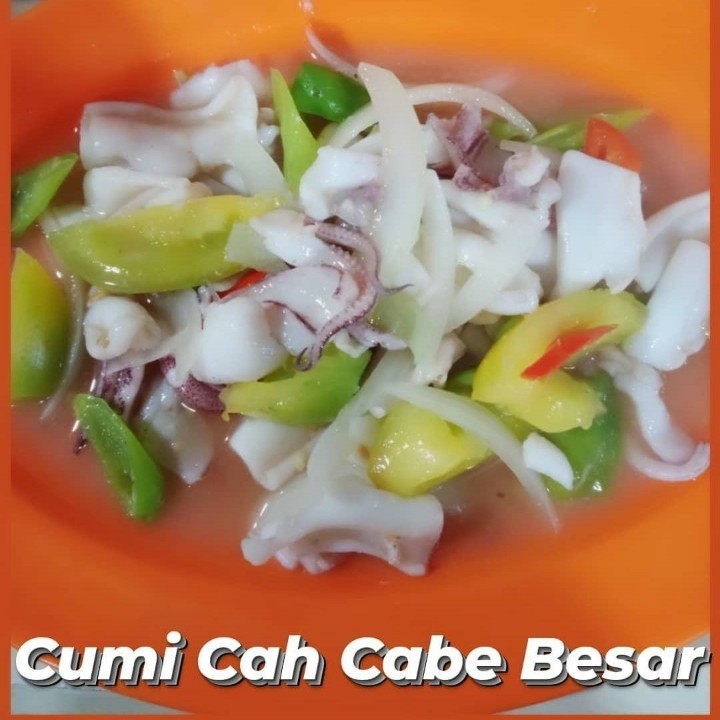 Cumi Cah Cabe Besar Hijau