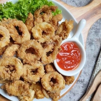Cumi Goreng Kremes Nasi