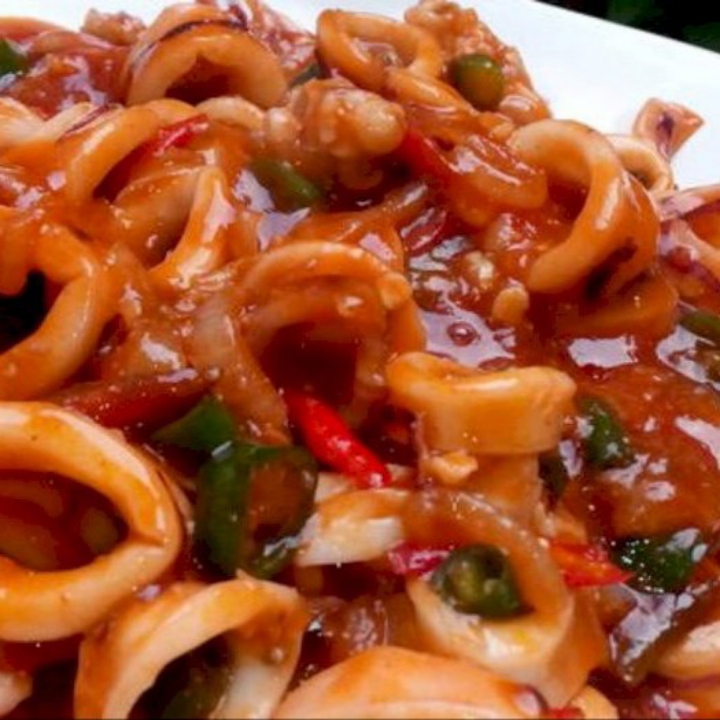 Cumi Saos Pedas Manis