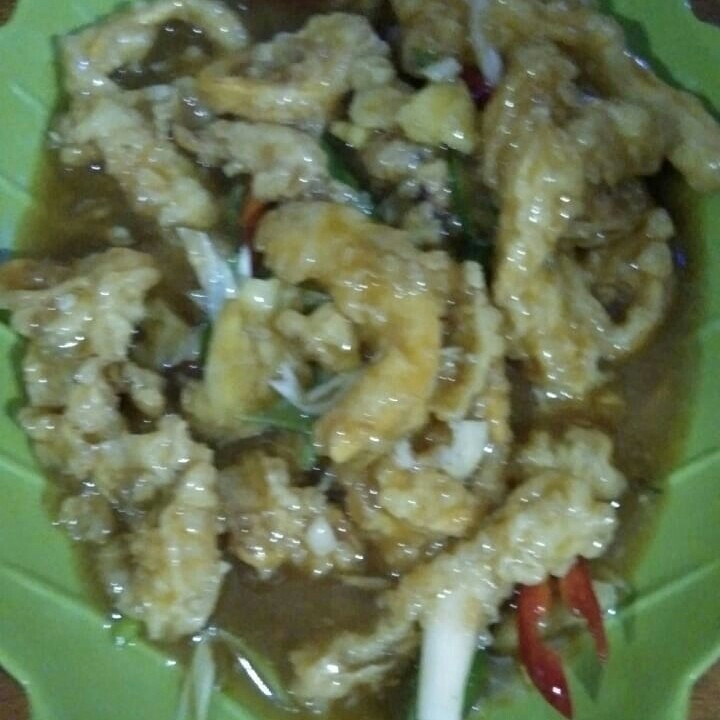 Cumi Goreng Saos Tiram