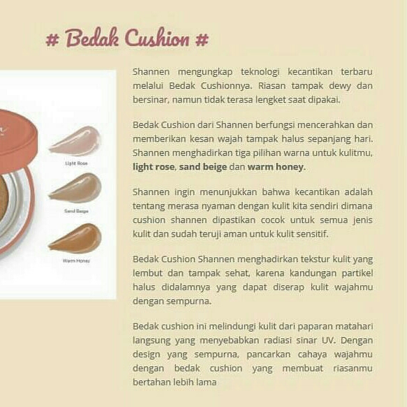 Cushion SHANNNE BEDAK 2