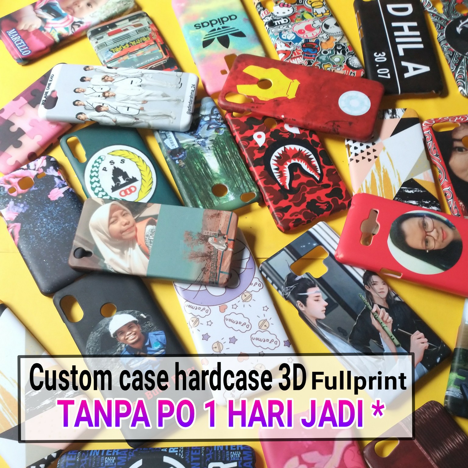 Custom Case 3d Fullprint Design Suka -suka