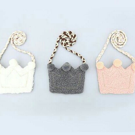 Cute Tas Sling  Bag Aksesoris Fashion Korea Anak - Crown TSA7007