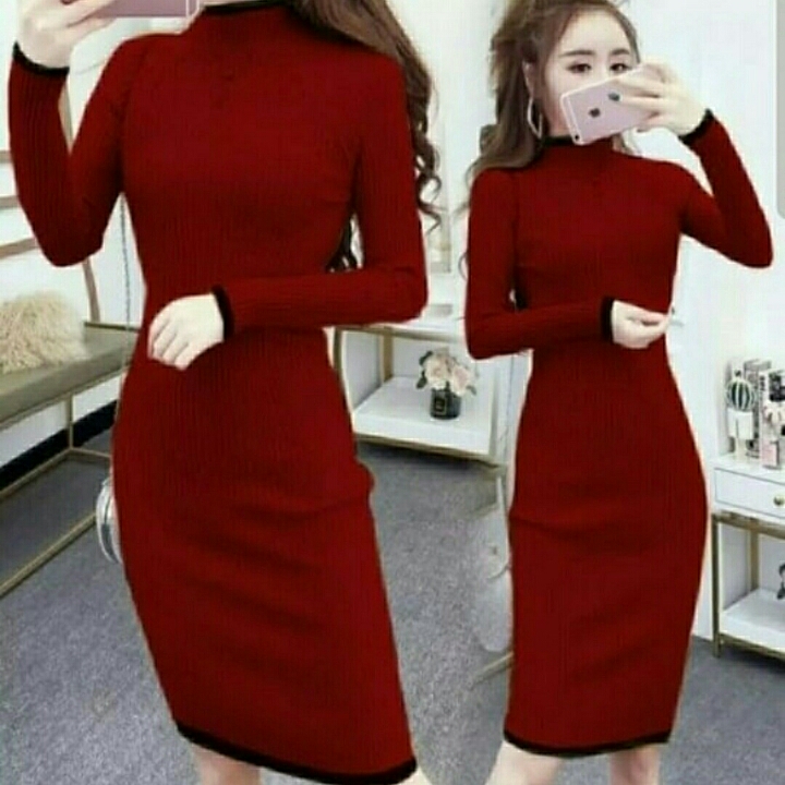 D2 - DRESS LIBERICA MAROON 