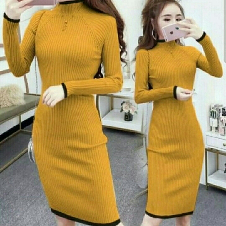 D2 - DRESS LIBERICA MUSTARD 