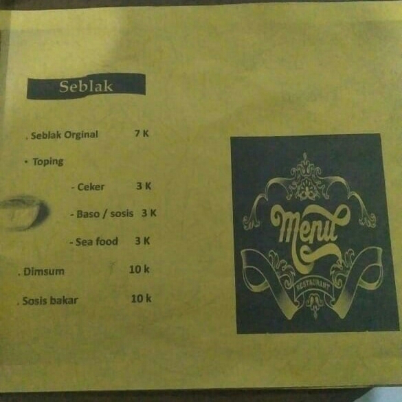 DAFTAR MENU DOM-DOM CAFE