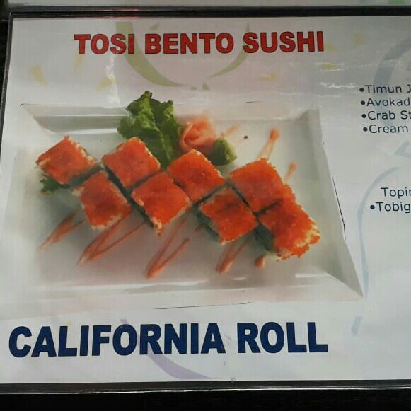 DAFTAR MENU TOSHI BENTO