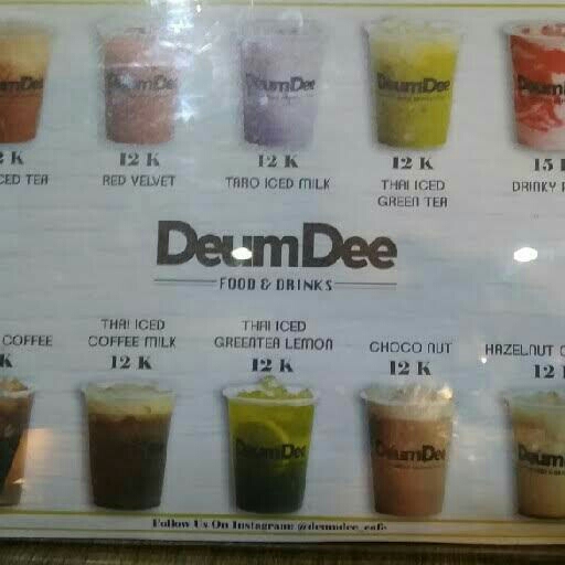 DAFTAR MINUMAN DEUM DEE