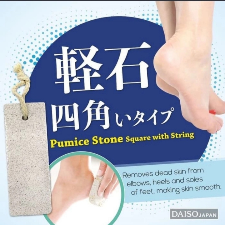 DAISO Pumice Stone - Batu Apung Penghalus Tumit Ukuran Besar  2