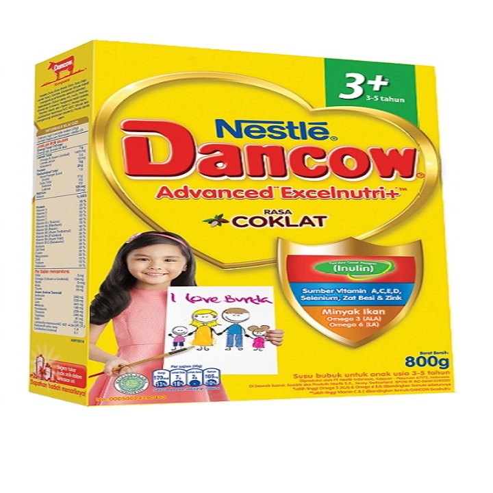 DANCOW 3+ COKLAT 800gr