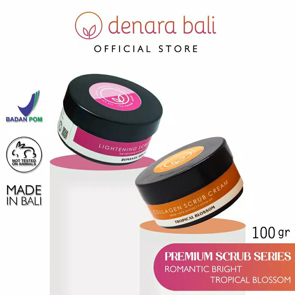 DENARA BALI PREMIUM SERIES Body Scrub Colagen and Lightening 100gr
