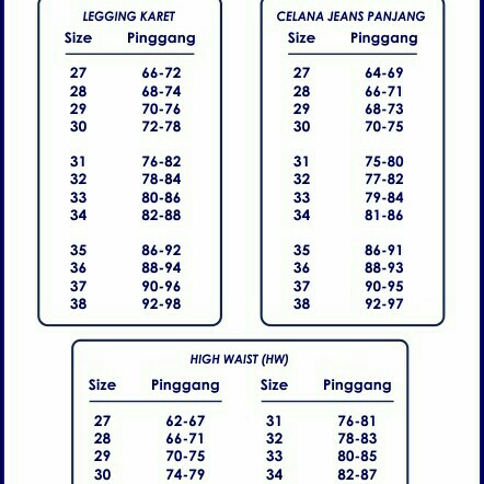 DETAIL UK CELANA MERK SYAKBOSS