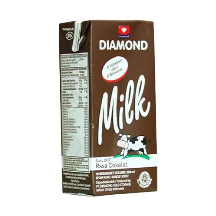 DIAMOND MILK COKLAT 200 ML