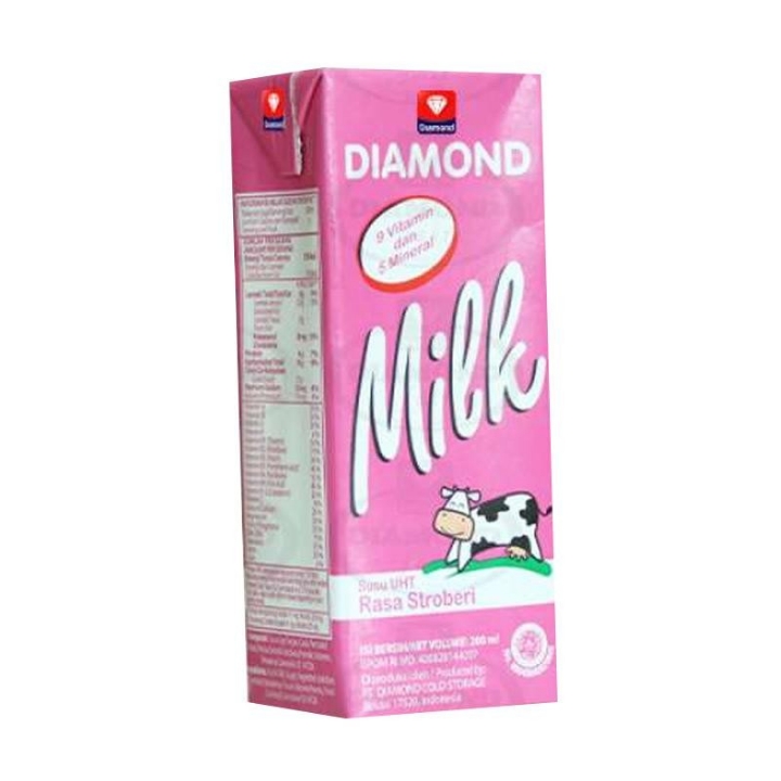 DIAMOND MILK STROWBERRY 200 ML