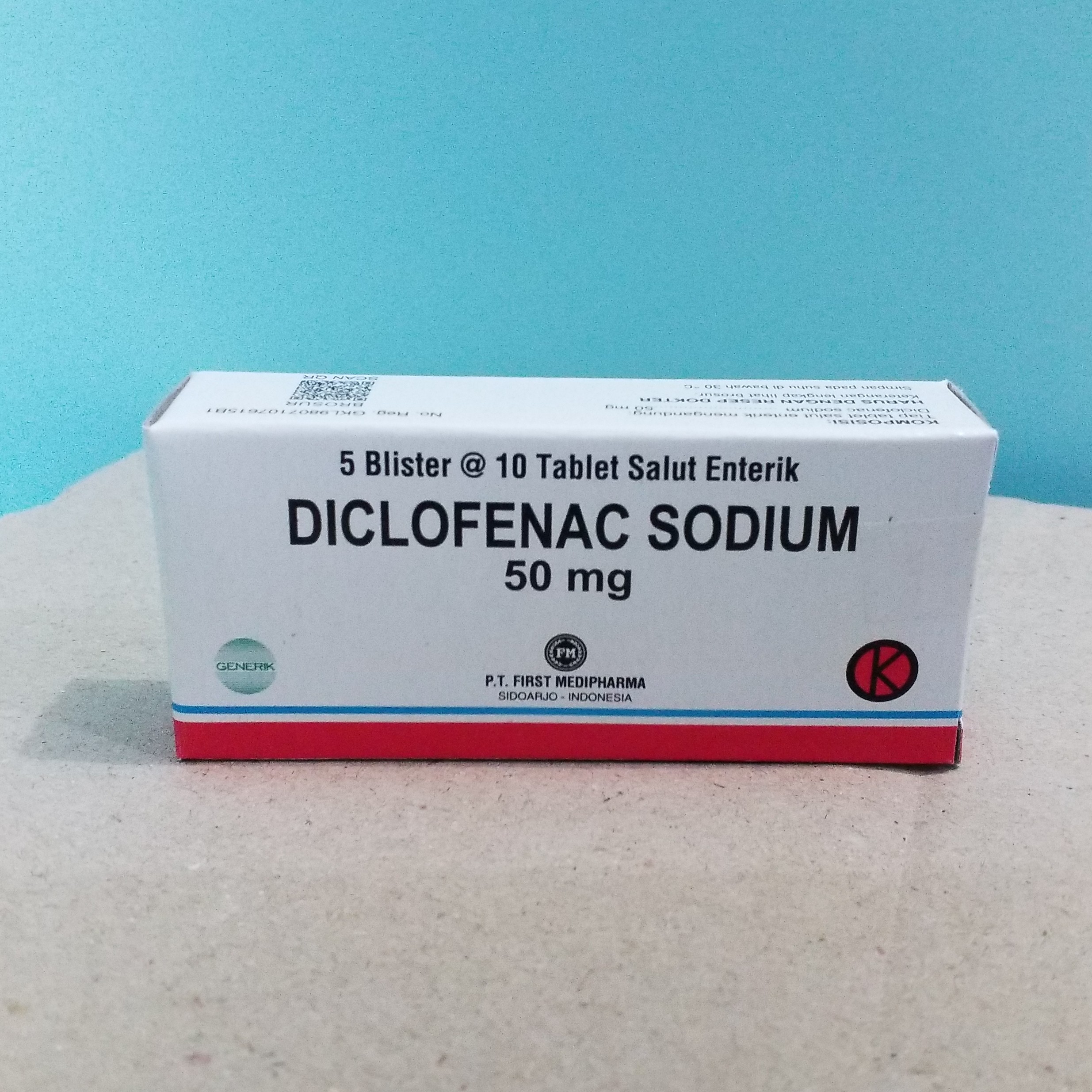 DICLOFENAC SODIUM 50 MG