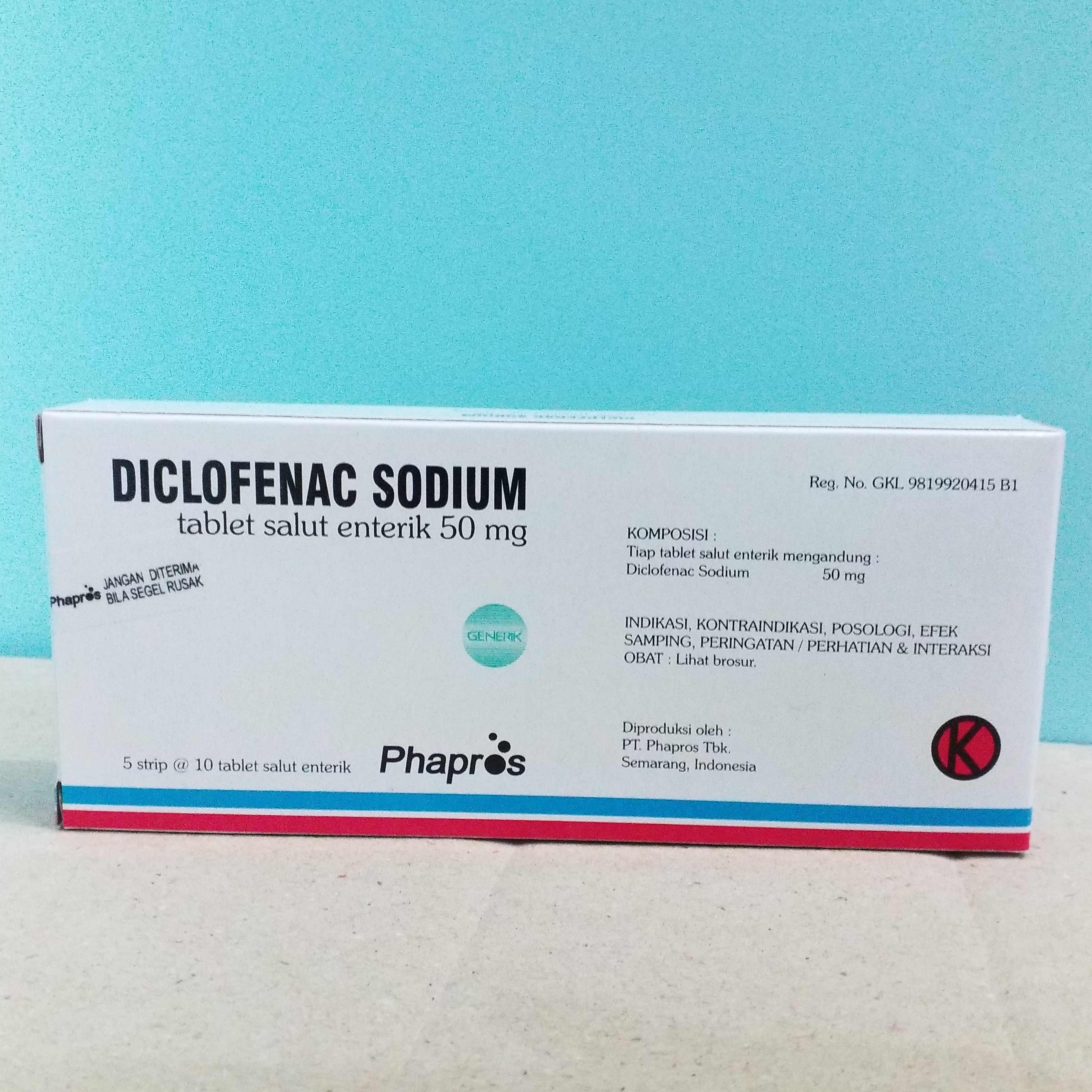 DICLOFENAC SODIUM 50 MG