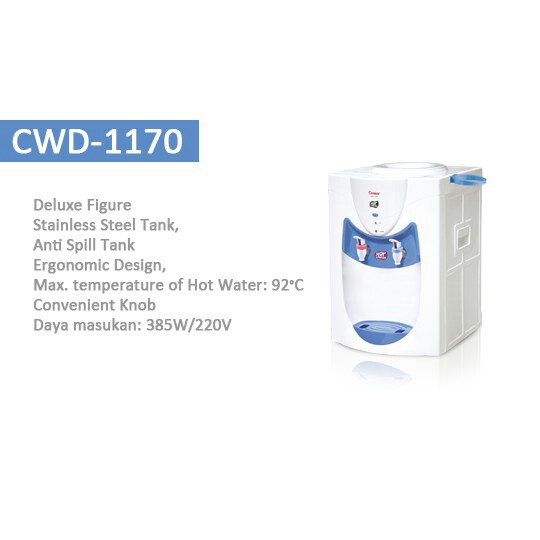 DISPENSER 1 TINGKAT COSMOS TIPE CWD 1170 MERK COSMOS PER UNIT 3