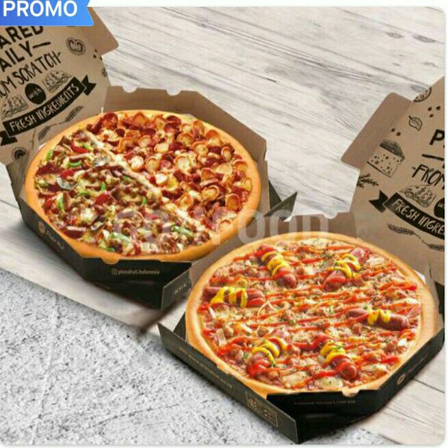 DOUBLE BOX PAN PIZZA REGULER