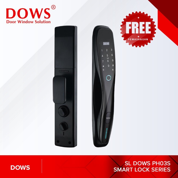 DOWS SMARTECH Dows PH03S Pull Handle smart door lock Fingerprint 