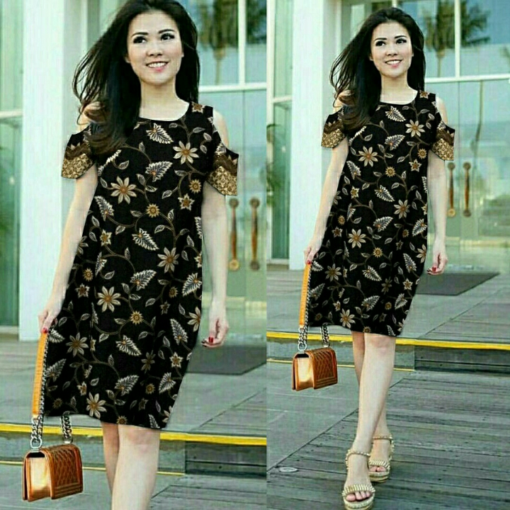 DRESS BATIK RENATA GOLD