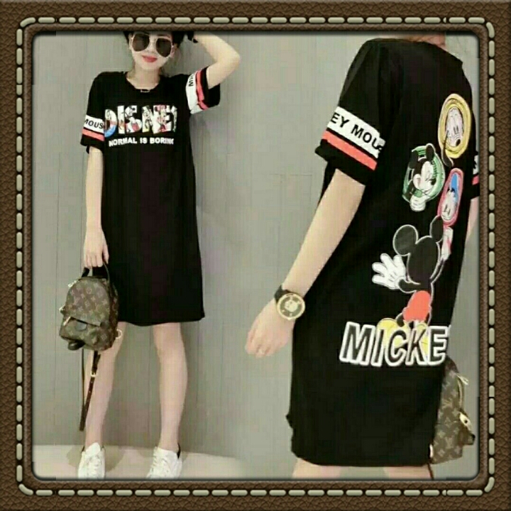 DRESS DISNEY BLACK