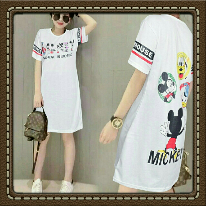 DRESS DISNEY WHITE