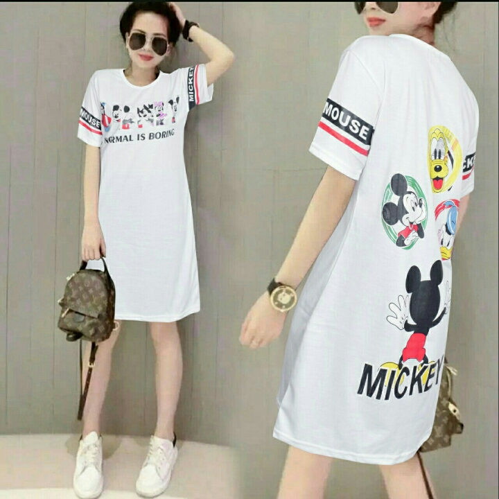 DRESS DISNEY WHITE