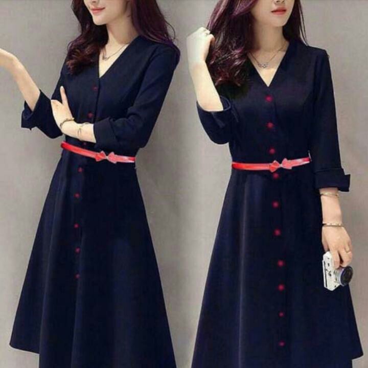 DRESS KIYOMI NAVY