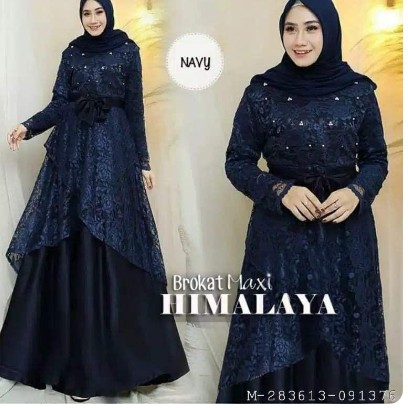 DRESS MAXI WANITA MUSLIM HIMALANA 2