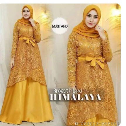 DRESS MAXI WANITA MUSLIM HIMALANA 3