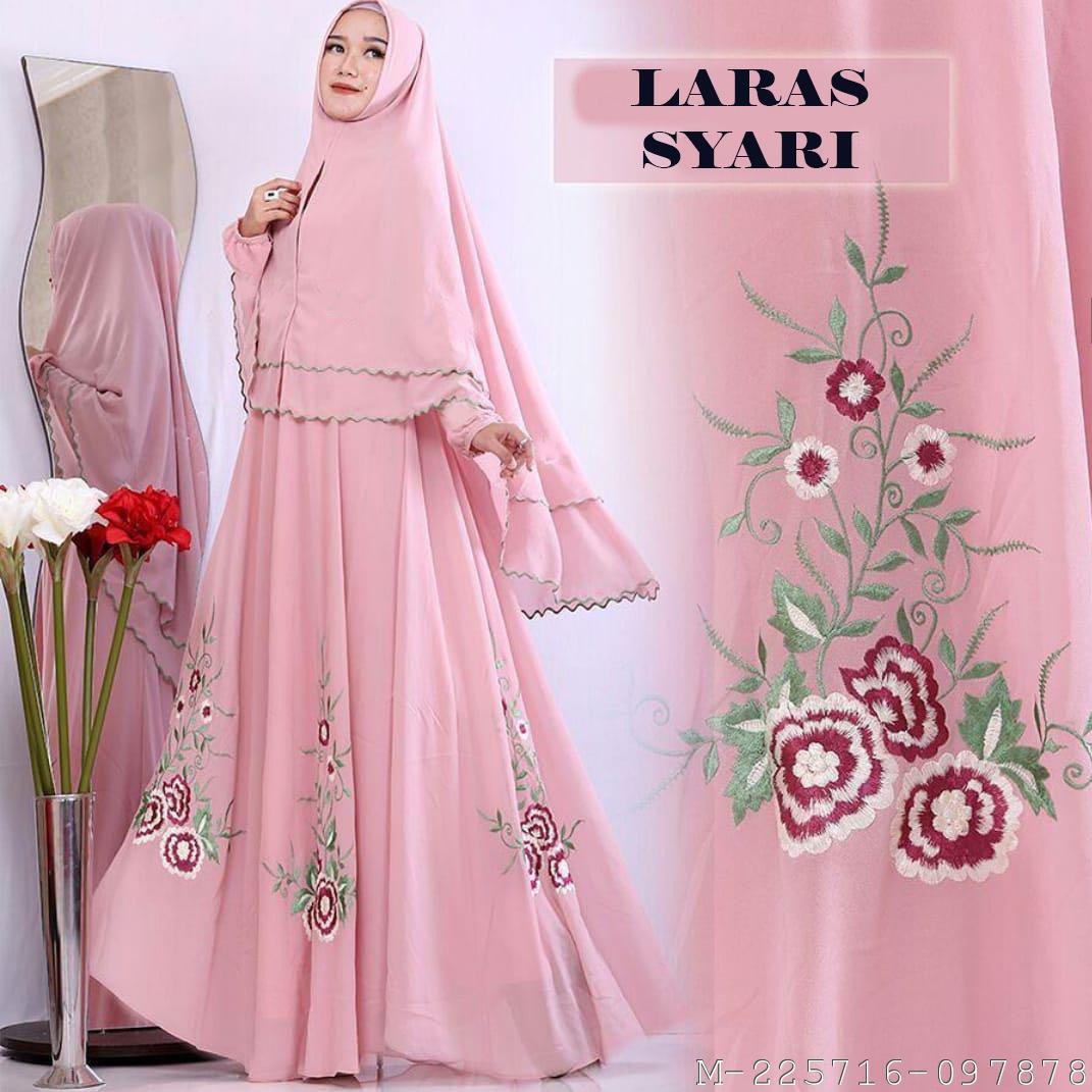 DRESS MUSLIM WANITA LARAS JERSEY