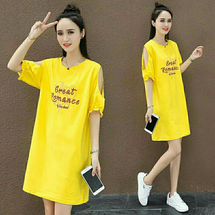 DRESS ROMANCE KUNING