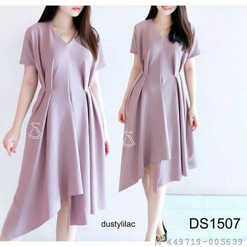 DRESS WANITA HILDA MOSCREPE