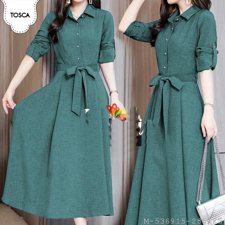 DRESS WANITA MAXI GAUN SUPERNOVA VFAS-917