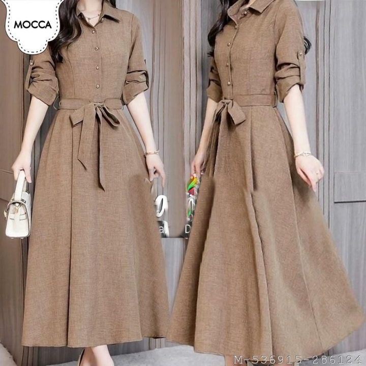 DRESS WANITA MAXI GAUN SUPERNOVA VFAS-917 2