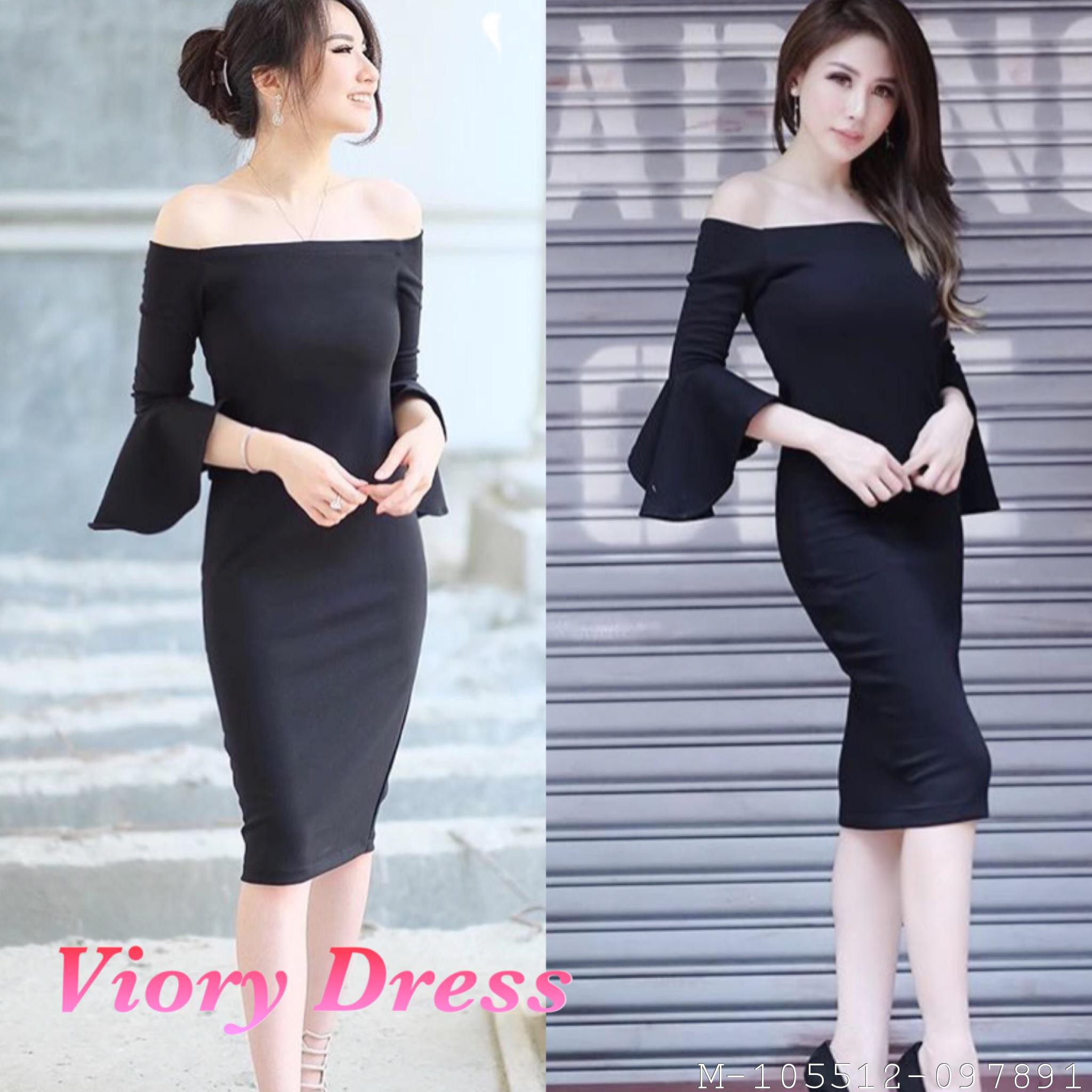 DRESS WANITA VIORY SPANDEK 2