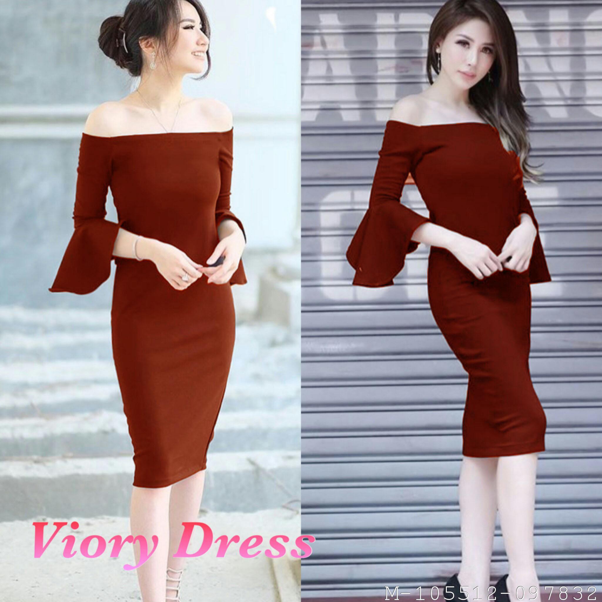 DRESS WANITA VIORY SPANDEK 3