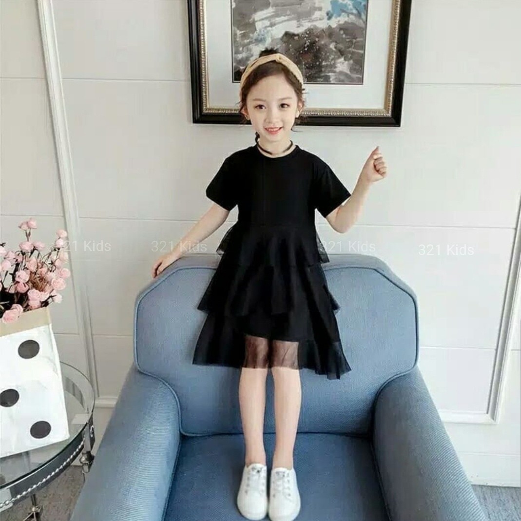 DRS-AN Dress Tile Anak All Size Kisaran Usia 7-9 Tahun