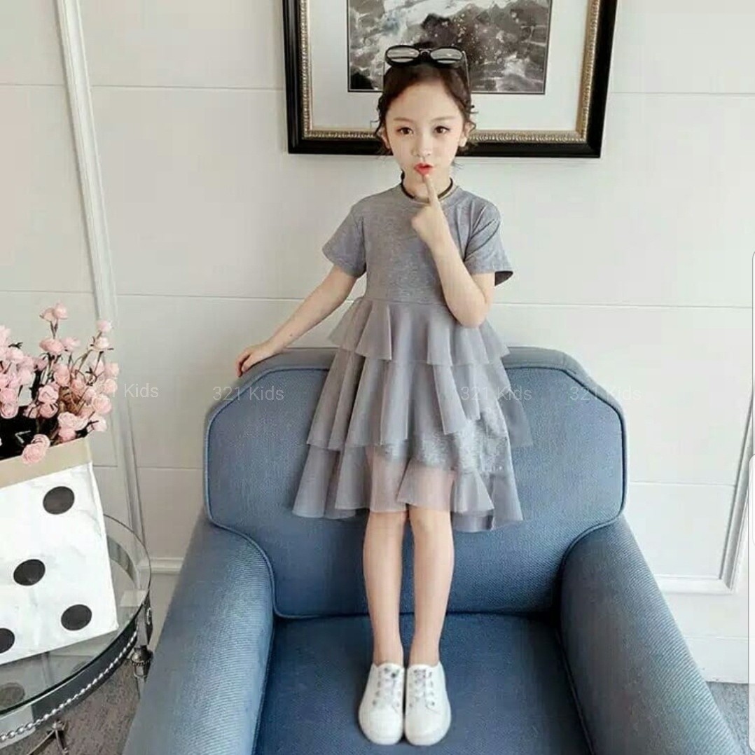 DRS-AN Dress Tile Anak All Size Kisaran Usia 7-9 Tahun 2