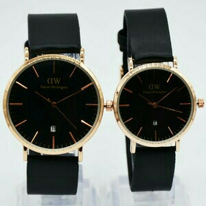 DW Couple Dw054 Black Rosegold