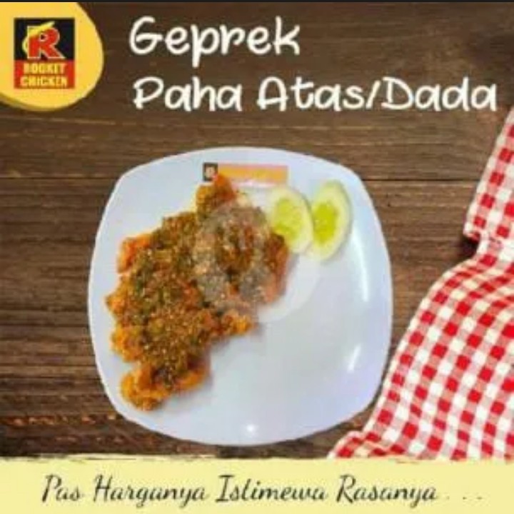 Dada Atau Paha Atas Geprek