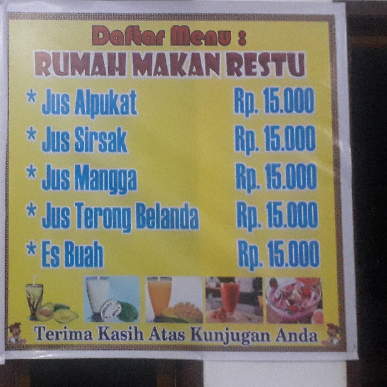 Daftar Makanan